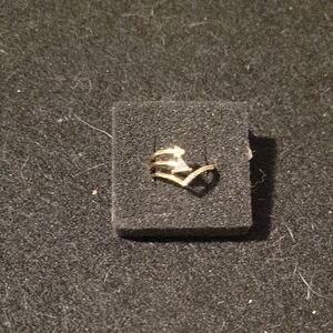Source Unknown Gold Wave Open Ring - Women Jewelry